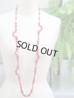 画像2: ワンパタンぺレンの３Wayネックレス  〜カラフルレッド〜