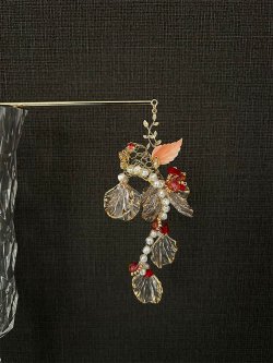 画像1: 金魚の簪（完成品）