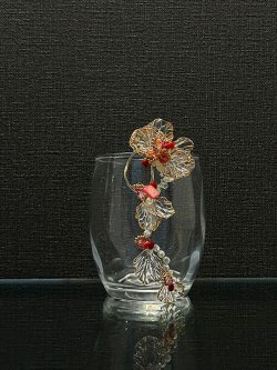 画像2: 金魚のイヤーカフ（またはペンダント）レッド/グリーン