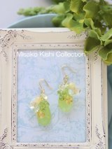 天然石のピアス（イヤリング）〜Toropical〜