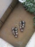 秋色葡萄のピアス（イヤリング）
