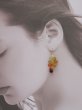 画像2: 秋色のピアス(イヤリング)〜揺れるカーネリアン〜 (2)